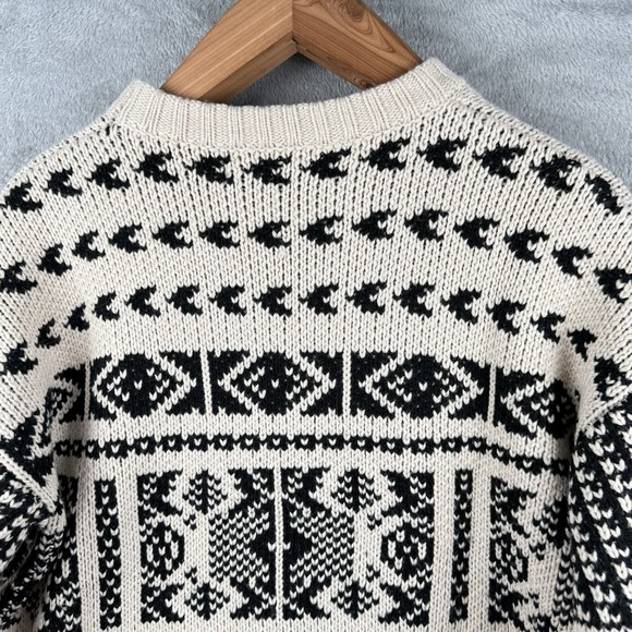Altar'd State Fair Isle Nordic Sweater Womens XS Cozy Oversized Winter - Picture 5 of 8
